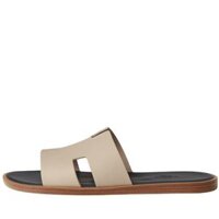 Dép Hermes Izmir Sandal Blanc Gomme Bleu Céleste Epsom Leather