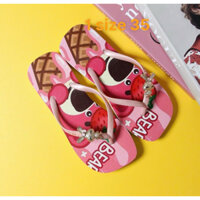 Dép kẹp đế cao su Thái đính Chamr Size trên ảnh