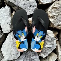 dép kẹp, dép xỏ ngón nam họa tiết Tom&Jerry đế cao su chắc bền