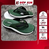 Dép Kẹp Nam Cao Cấp Triwin Quai Nhựa Đế Cao Su Chống Trượt (Xanh Lá)