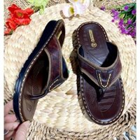 Dép kẹp nam da PU Changfa ACK5 quai da hàng cao cấp , tông lào xỏ ngón