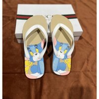Dép Kẹp Nam, Dép Xỏ Ngón Nam Hình Tom And Jerry Đế Cao Su In Lụa Bền Đẹp Thời Trang