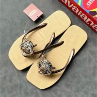 Dép Kẹp Xỏ Ngón Tông Lào Nữ Cham Đầu Cọp