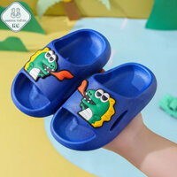 Dép Khủng Long Thở Lửa Cho Bé Đáy Dày Chống Trơn Trượt