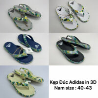 Dép lào, dép xỏ ngón, dép kẹp đúc Nam Adidas in 3D hàng VNXK