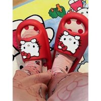 dép lào hello kitty Dép lê phòng hellokitty Sanrio nội thất nhà tắm kiểu mới 2024 chống trượt nữ đi ngoài mùa hè đáng yêu