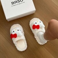 dép lào hello kitty Dép lê bông HelloKitty dép lê đế mềm lông nhung đáng yêu trong nhà học sinh nữ