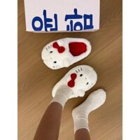 dép lào hello kitty Dép lê hellokitty dép bông đế dày đáng yêu dành cho nữ sinh viên ký túc xá A