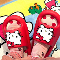 dép lào hello kitty Dép lê hellokitty Sanrio trong nhà tắm phòng tắm chống trượt nữ đi ngoài mùa hè đáng yêu 2024 mẫu mới