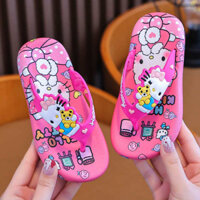 dép lào hello kitty Dép xỏ ngón trẻ em mèo kitty dép xỏ ngón bé trai bé gái mùa hè dép đi biển đi bên ngoài chống trượt cho trẻ em