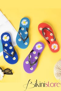 Dép lào thái xỏ ngón thời trang bông cúc nhí