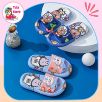 Dép lê cho bé trai bé gái Phi Hành Gia, dép xốp quai ngang chống trơn siêu nhẹ Tula Store