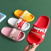 Dép lê cho bé trai bé gái nhiều màu sắc, dép trẻ em đi học siêu nhẹ đế xốp mềm mại chống trơn trượt