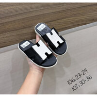 Dép Lê cho bé trai siêu chất( HMphối đen trắng)