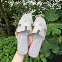 Dép Lê Chữ H Đế Gỗ Full Box Các Màu