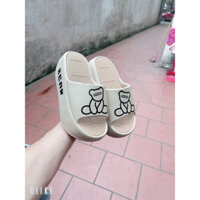 DÉP LÊ ĐẾ BÁNH MỲ NÂNG CHIỀU CAO GẤU 🐻 (7cm) hàng đẹp đế ko xẹp