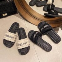 Dép lê minmin tua rua hot Nữ - Giày dép nữ - Shoes, DéP dép crocs đế cao