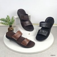 Dép lê nam BITAS size 38-43 hai quai ngang da PU đế đúc siêu nhẹ DUM141