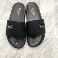 Dép lê nam cao cấp DN05M Quai Đính Logo Sườn Khâu Bền sang trọng