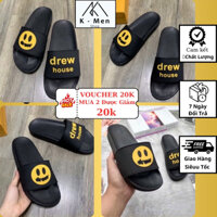 Dép lê Nam Nữ hoạ tiết mặt cười,dép quai ngang nam phối chữ siêu nét