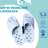 Dép Lỗ Dép Đi Văn Phòng Dép Trong Nhà Tắm LOCK&LOCKET Chính Hãng Siêu Êm Màu Xám M645 ETM646