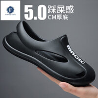 Dép lội nước nam mùa hè thời trang câu cá giày nước nhà bếp giày cao su chống trượt ngoài trời giày hang động