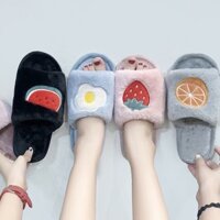Dép lông đi trong nhà hình cute