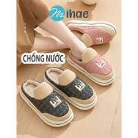Dép lông đi trong nhà MIHAE chống nước đế nhựa dày siêu nhẹ hàng Quảng Châu ( Mã DL3)