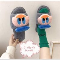 Dép lông hoạt hình Vịt Donald