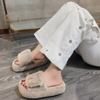 Dép lông thời trang dòng cao cấp quai ngang fashose GHTN