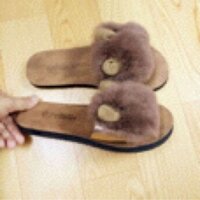 Dép lông thú