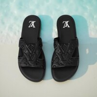 DÉP LOUIS VUITTON ĐEN DẬP VÂN