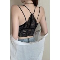 ✨Đẹp Lưng Ren Bọc Đế Quần Lót Nữ Sinh Viên Phiên Bản Hàn Quốc Không Vòng Thép Tập Hợp Đẹp Lưng Văn Bản Bên Trong Vest 25.3.21