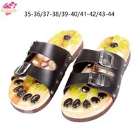 Dép Massage chân bằng đá tự nhiên Esquirla dành cho người lớn và người cao tuổi - Thiết kế có thể điều chỉnh