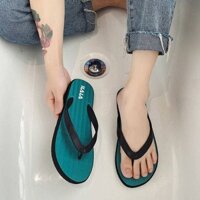 Dép massage mùa hè Việt Nam nam và trái đất cao su lật cao su nhựa giày nhựa bãi biển giày chống trượt phẳng