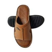 Dép Nam BIGGBEN May Đế Da Bò Thật DN120 - 38