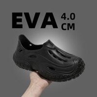 Dép nam chống trượt Phiên bản Hàn Quốc Giày sandal rỗng đế dày EVA 4.0CM hợp thời trang Chống mài mòn Giày sandal nữ ngoài trời (36-4