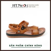 Dép nam đẹp - giày sandal nam HT.NEO (4) kiểu dáng đơn giản, màu sắc nhã nhặn, đi rất mềm và sáng chân SD70 DVO