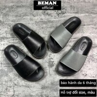 Dép nam Doctor da bò nappan Beman DBM44, quai dép da bò nappan nhập khẩu cao cấp, đế kếp bền bỉ.