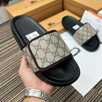 Dép Nam G-C Đế Cao Su Full Logo Cao Cấp, Dép Nam  Đế Cao Su