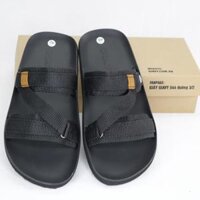 Dép nam Giavy quai ngang phối chéo TL545 - Đen - 41