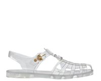 Dép Nam Gucci Sandal With Double G 'Silver'