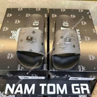 Dép nam M.C.M fullbox quai ngang thời trang hot trend, mẫu mới đẹp nhất 2025