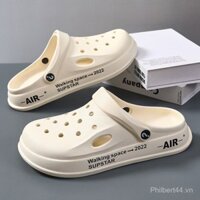 Dép nam mới, dép nửa kín mũi, giày retro 2025, giày Birkenstock một mảnh mùa xuân, giày Birkenstock với đế dày ẩn