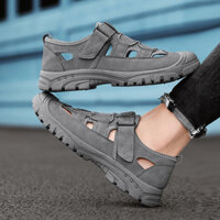 Dép nam mới Giày thoáng khí rỗng Giày câu cá Dép Đi Bộ Đường Dài Ngoài Trời Dép lội nước thường ngày jh7j