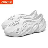 Dép nam mùa hè 2025, dép thể thao rỗng, dép Yeezy, dép ngoài trời chống trượt, giày đi biển kín mũi 2ZAD