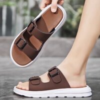 Dép Nam Mùa Hè Thời Trang Ngoài Mặc Shit-stepping Siêu Nhẹ Dép Bố Trung Niên Lái Xe Hai-