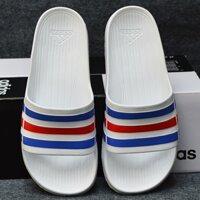 Dép Nam Nữ Adidas Duramo màu trắng sọc dương đỏ dương