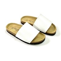 Dép Nam Nữ - Đế Trấu Quai Bản-Màu Trắng