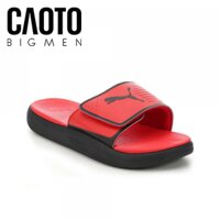 Dép Nam Puma Soft Ride Màu Đỏ Logo Puma Big Size 45 46 47 48